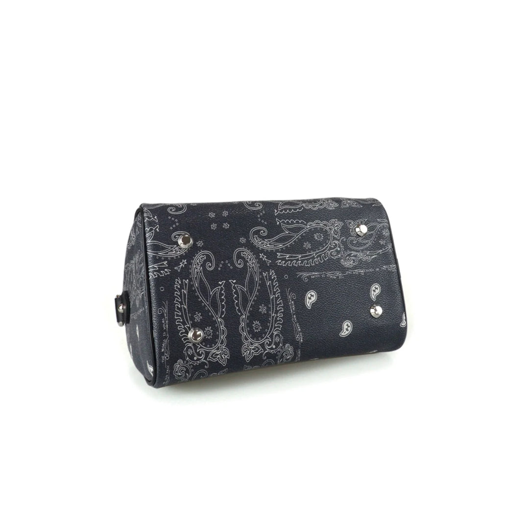 Paisley Boston Mini Bag(SILVER)