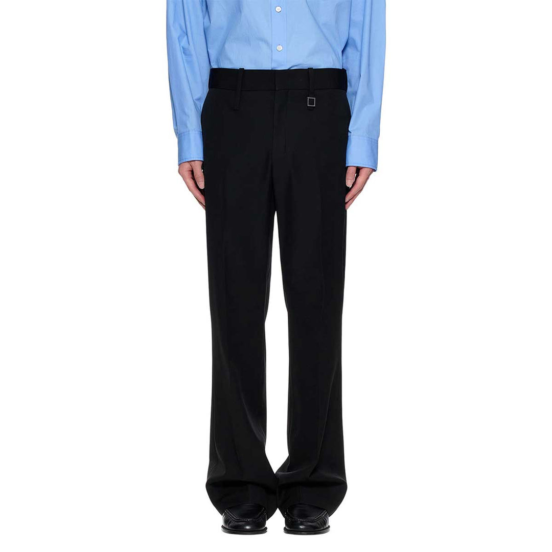 WOOYOUNGMI - Semi-Wide Wool Pants