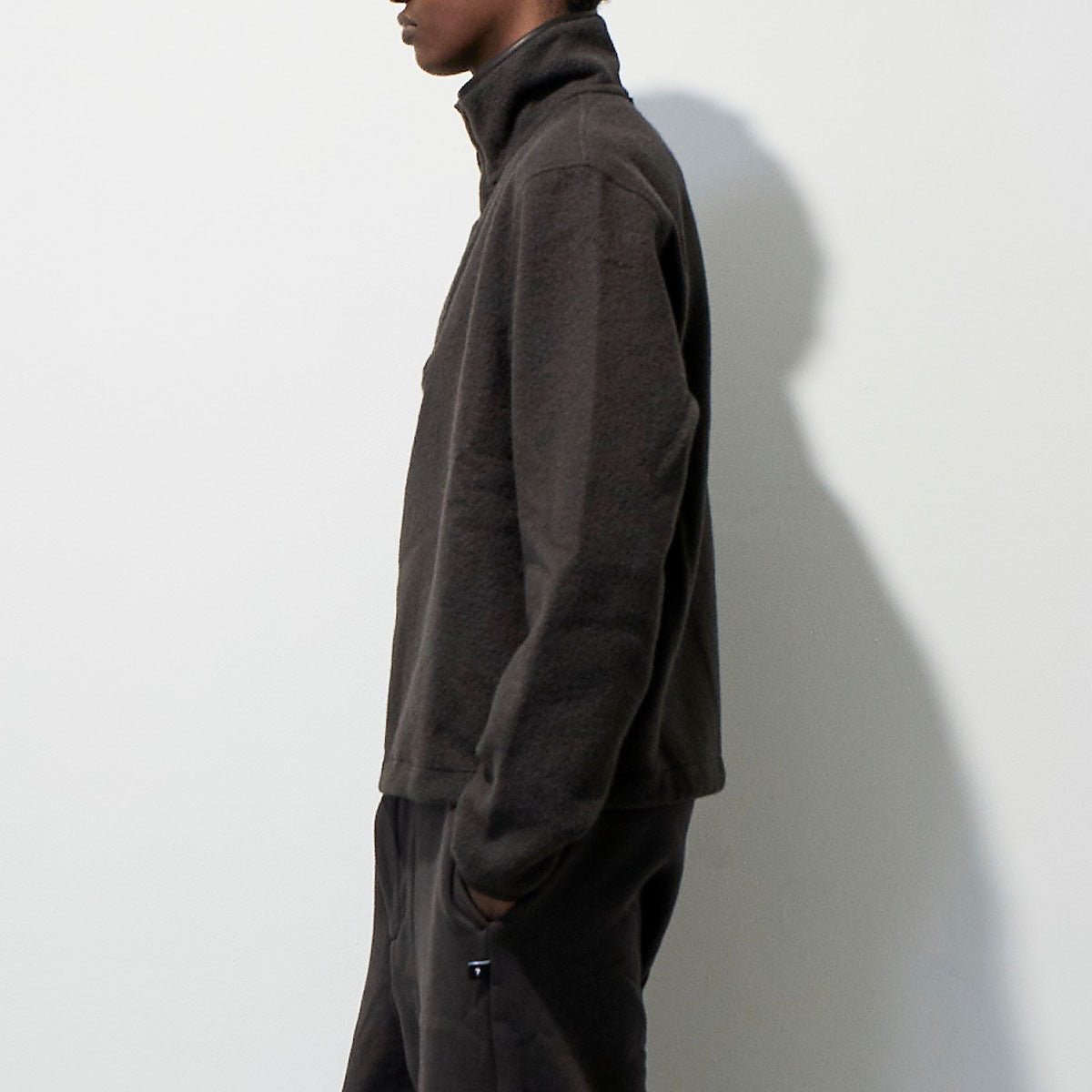 トップス vujade scott affix fleece sweater WHY限定】Scott Affix Fleece Sweater in Angora Wool | Why are