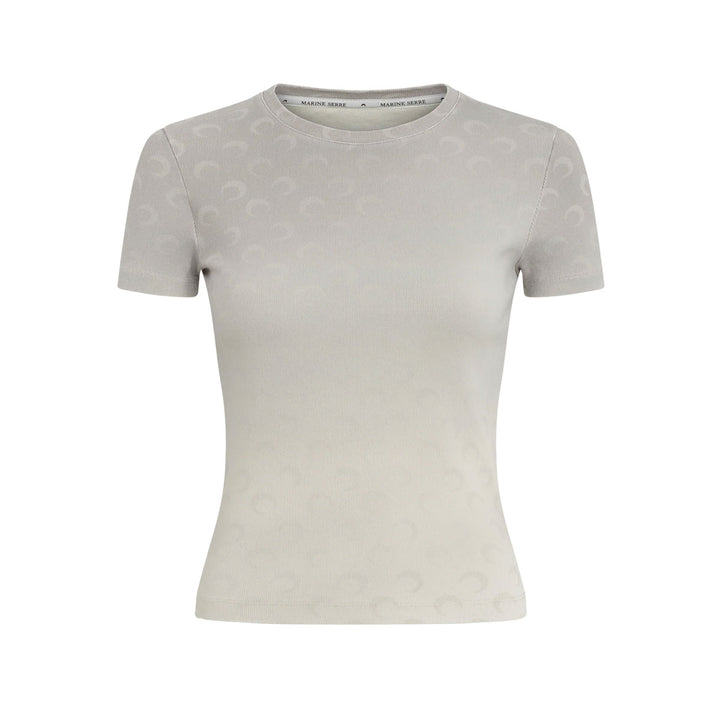 Marine Serre - MOON FADED JERSEY BABY FIT T-SHIRT
