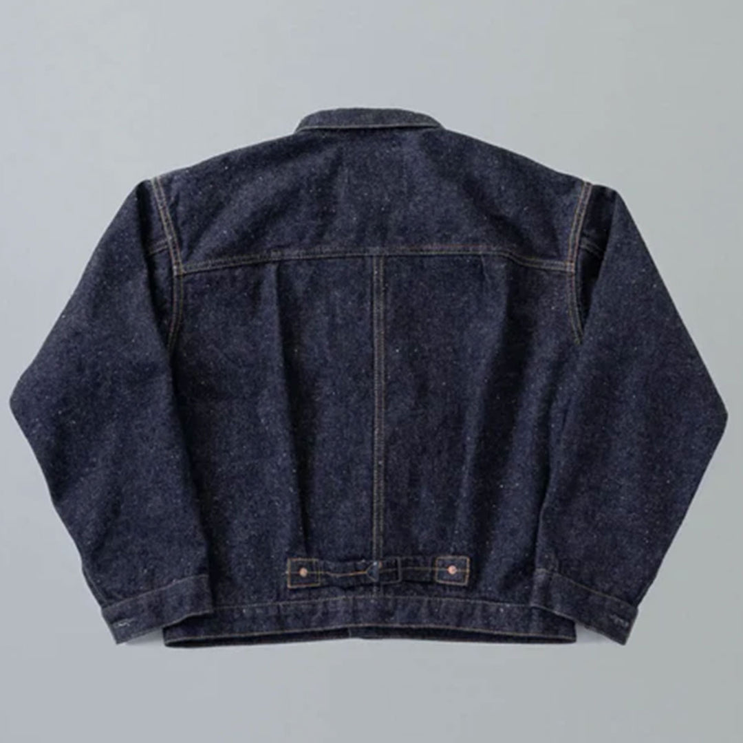 #001 T-BACK DENIM JACKET ONE-WASHED