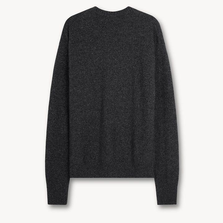 Argyle Knit Sweater in Silk/Cashmere