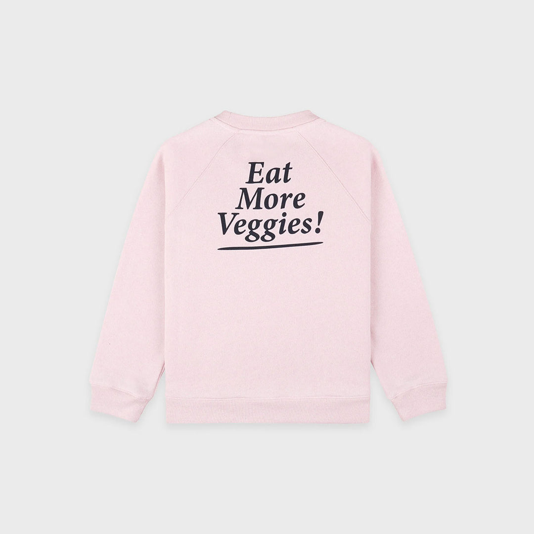 Eat More Veggies Kids Crewneck