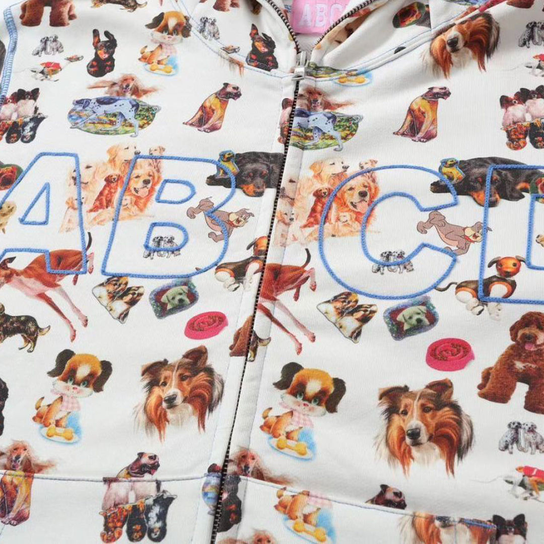 ABCD by Josewong - ABCDog full zip hoodie