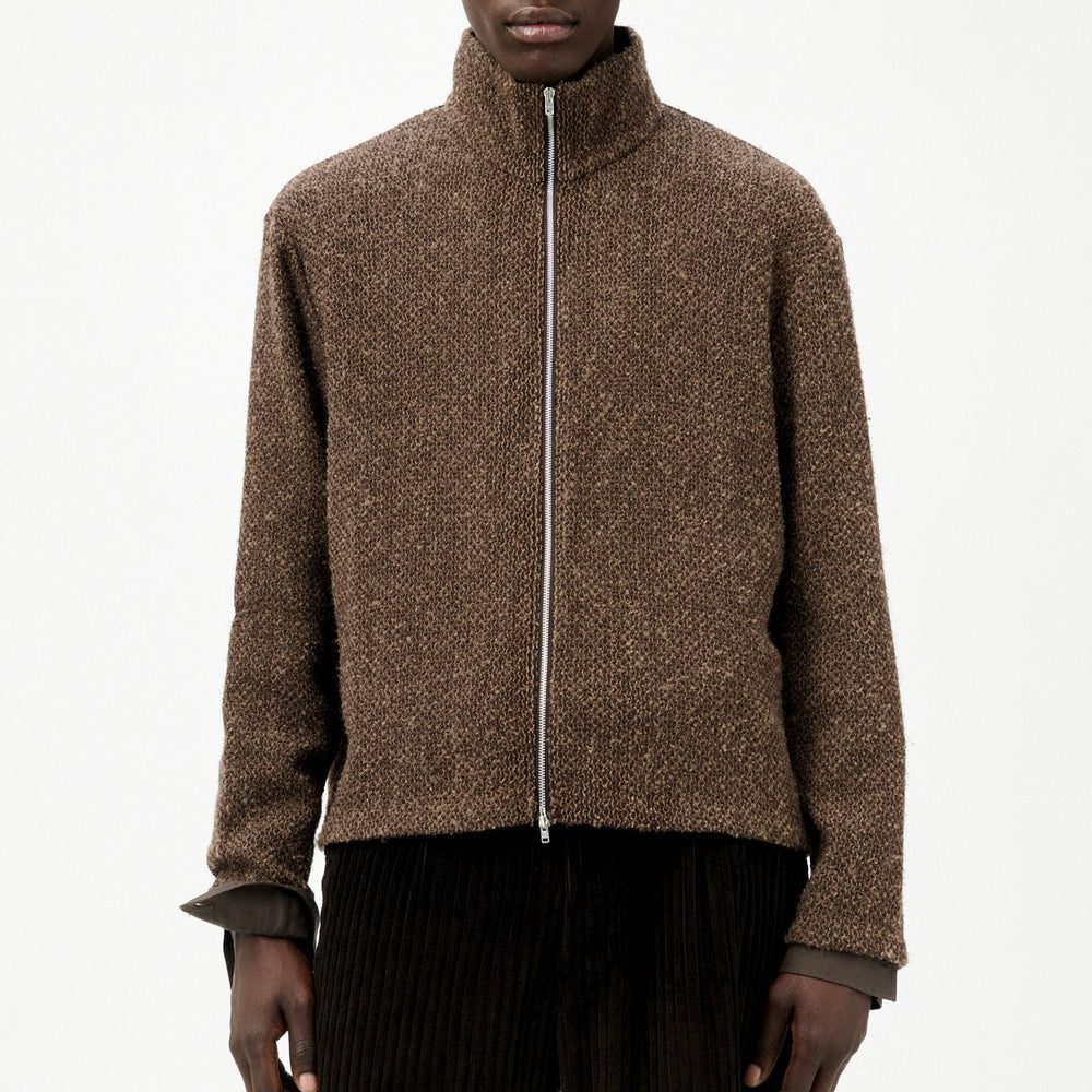 OUR LEGACY - SHRUNKEN FULLZIP POLO
