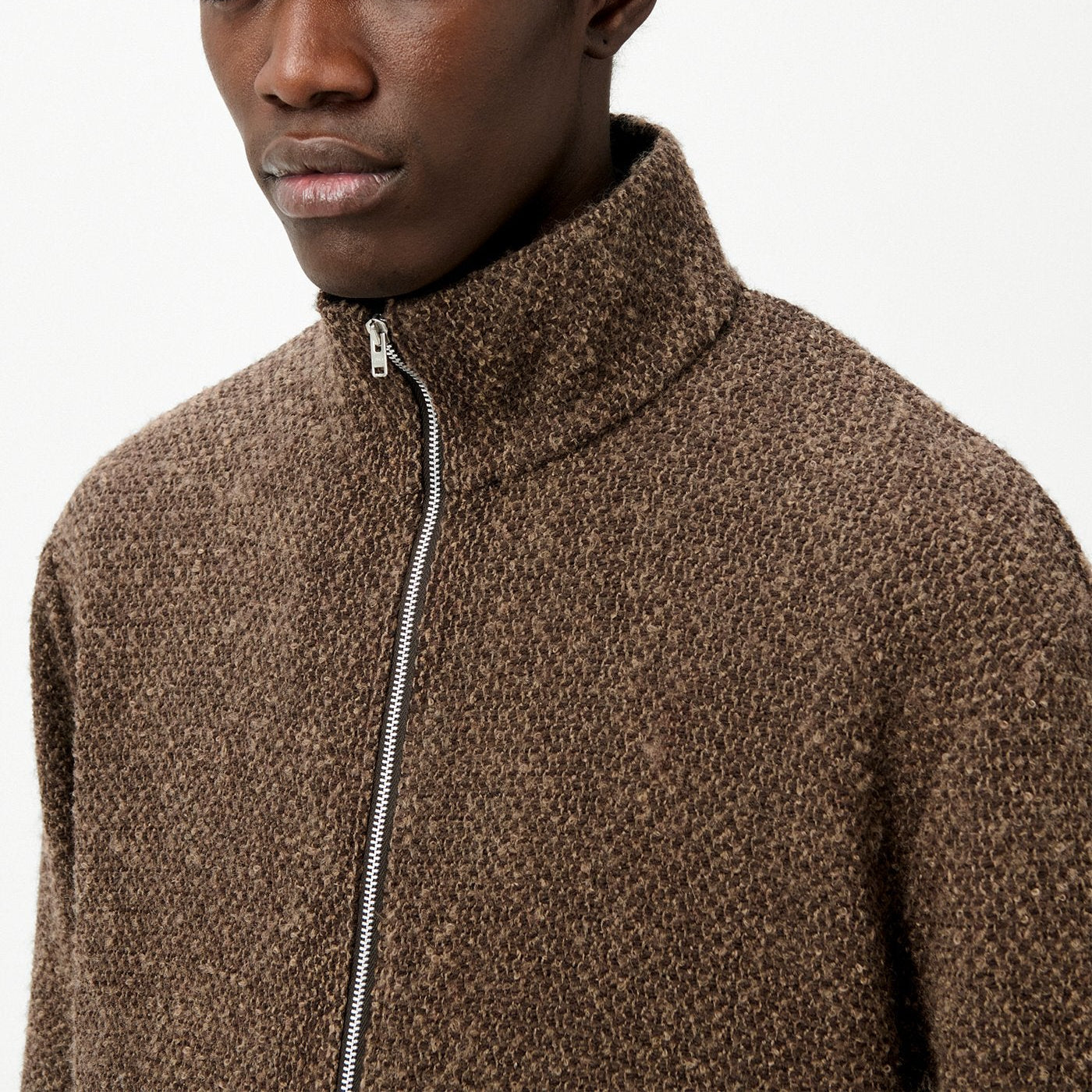 SHRUNKEN FULLZIP POLO | Why are you here?