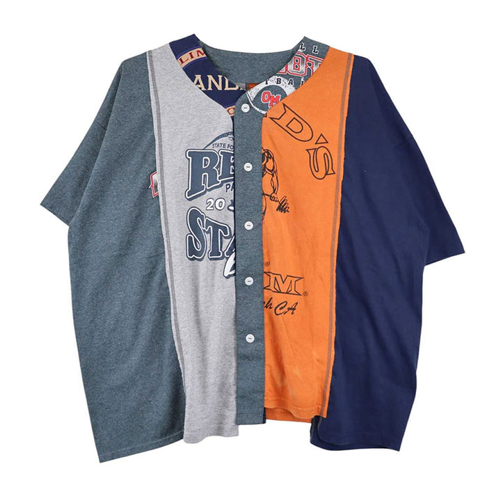 4 Cut Wide Baseball Tee - College【A】