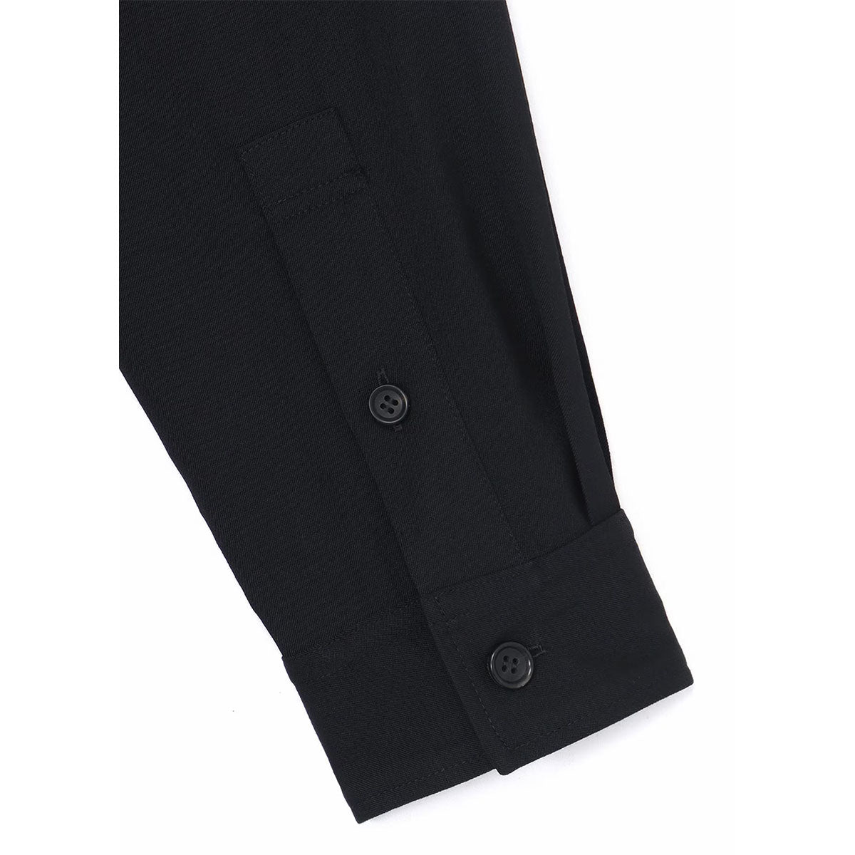 Multi-Pocket Long Wool Gabardine Shirt – Why are you here?