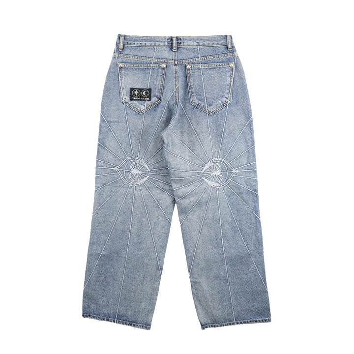 THUG CLUB - TC Rise Denim EMB Pants