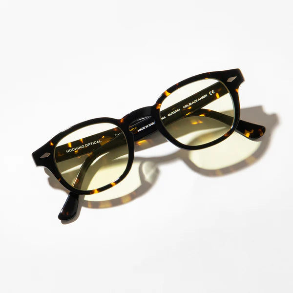 NOCHINO OPTICAL - NOCHINO #15. BLACK AMBER × LIGHT YELLOW (調光モデル)