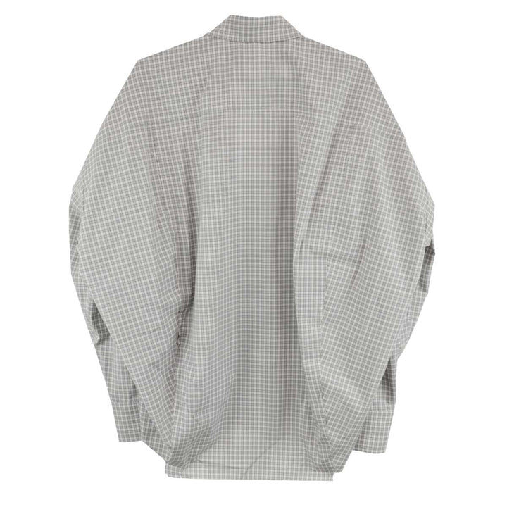 CMMAWEAR - Kogarashi Split Shirt in Gingham Plaid