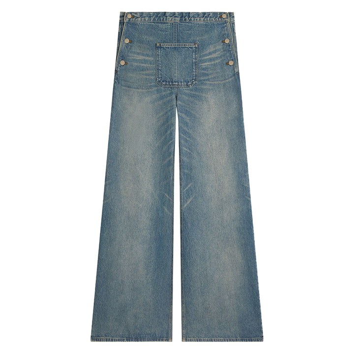 ONE POCKET DENIM BAGGY PANTS