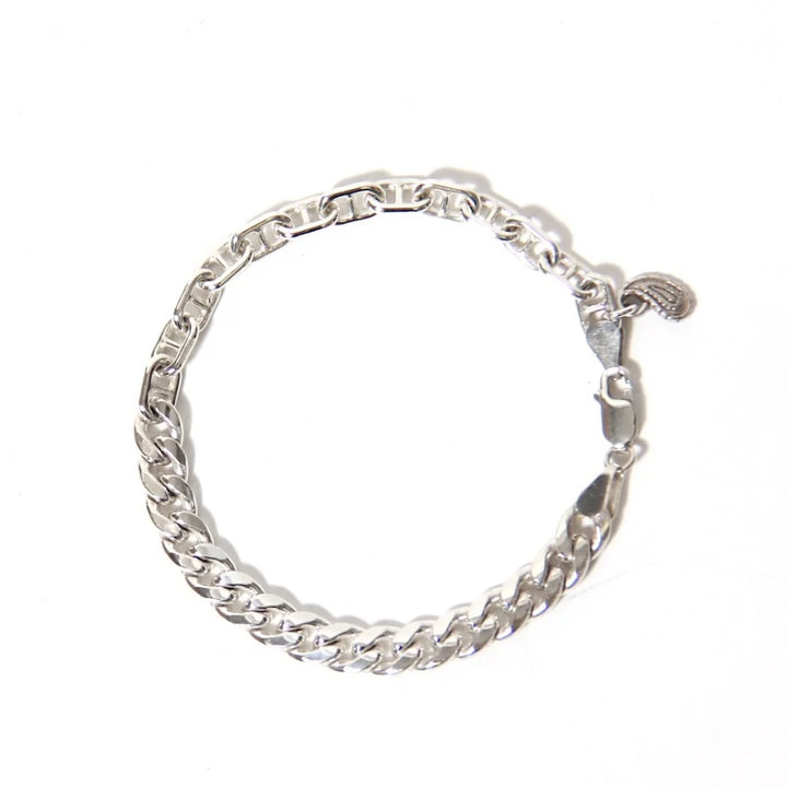 ROLO MARINA CHAIN ×喜平CHAIN COMBI BRACELET -SILVER