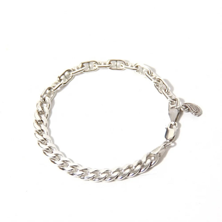 ROLO MARINA CHAIN ×喜平CHAIN COMBI BRACELET -SILVER