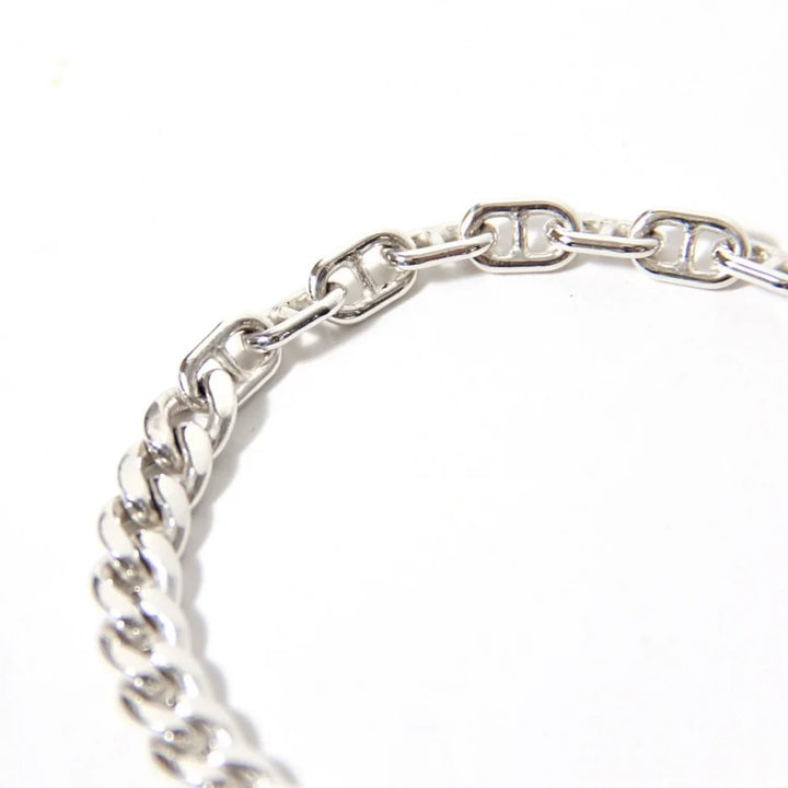 ROLO MARINA CHAIN ×喜平CHAIN COMBI BRACELET -SILVER