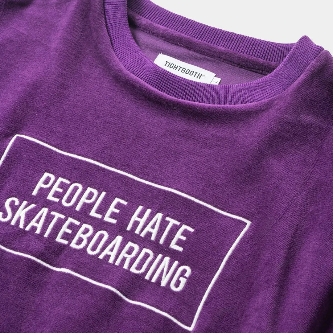 PEOPLE HATE SKATE VELOUR L/S