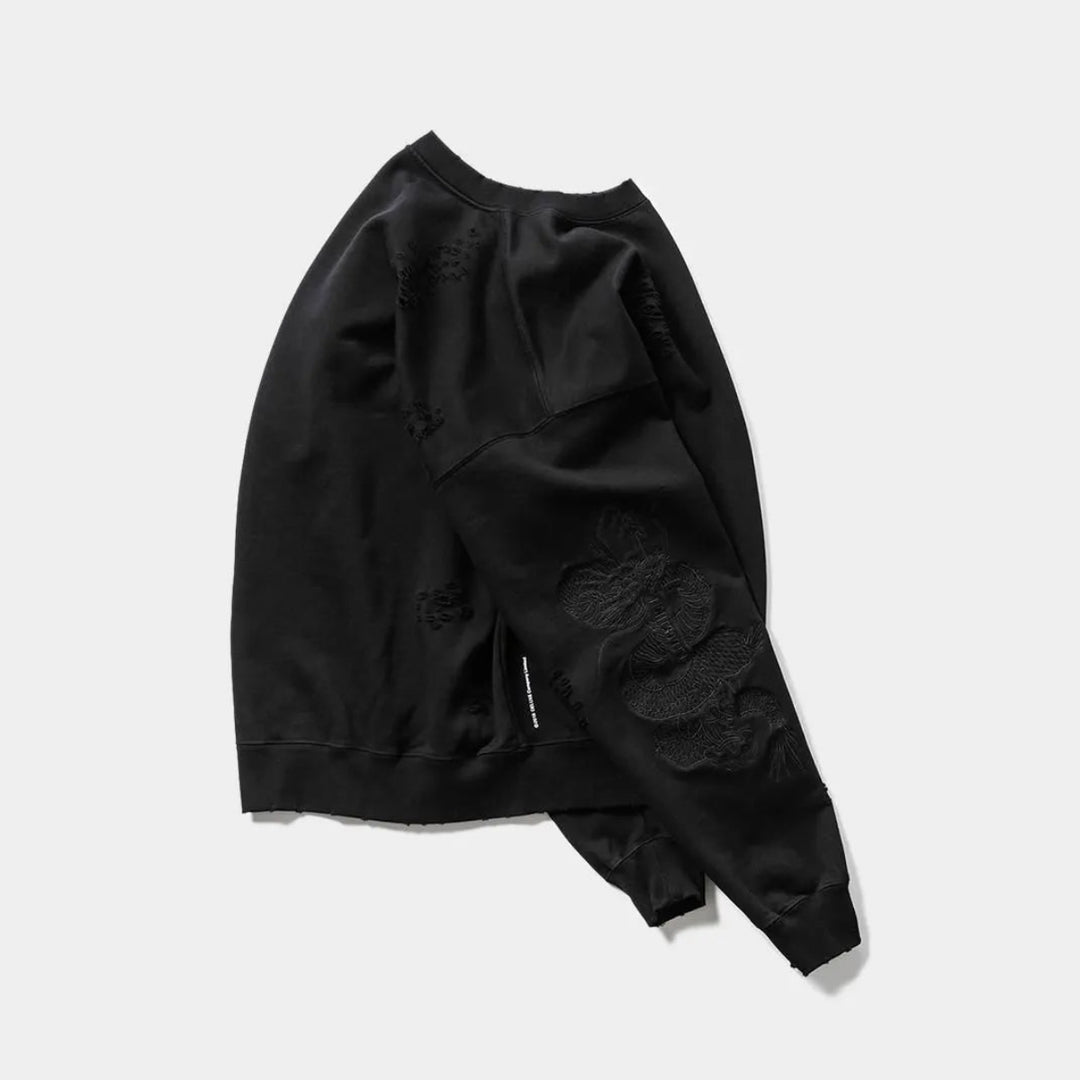 DAMAGE CREW SWEAT - TIGHTBOOTH x DELUXE