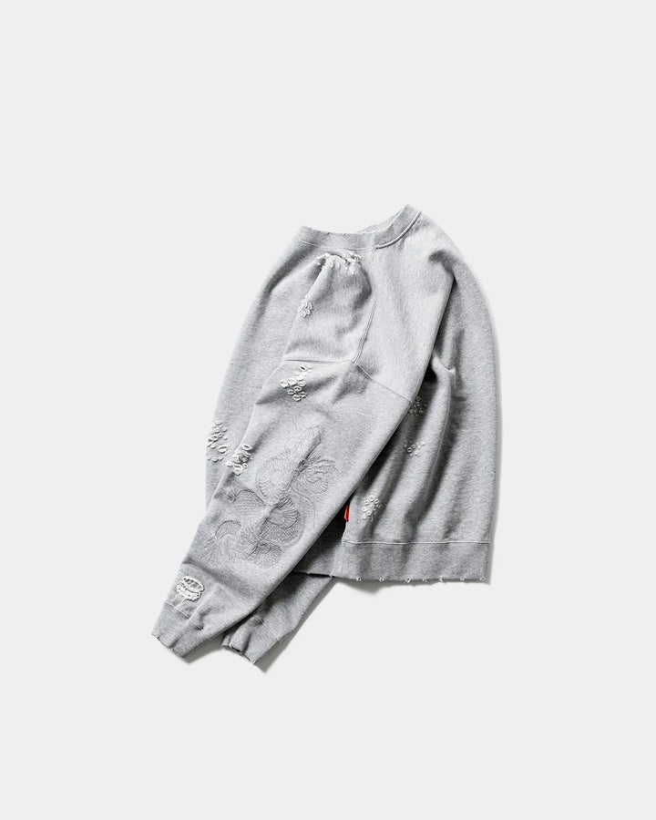 DAMAGE CREW SWEAT - TIGHTBOOTH x DELUXE