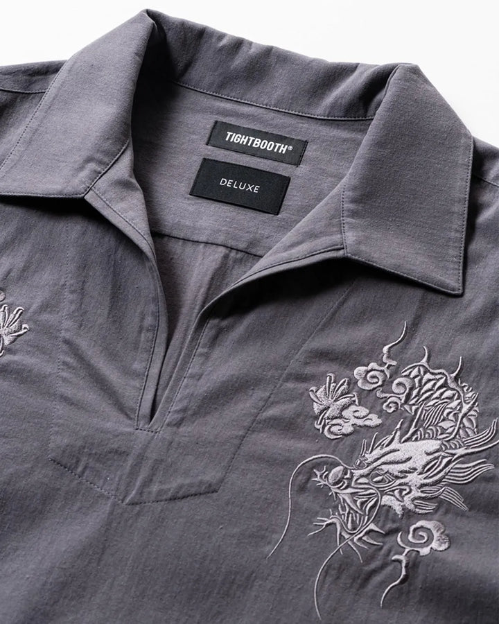 FLANNEL SKIPPER SHIRT - TIGHTBOOTH x DELUXE