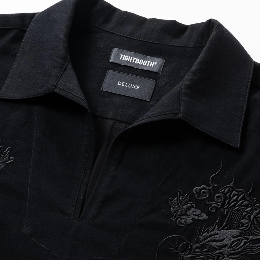 FLANNEL SKIPPER SHIRT - TIGHTBOOTH x DELUXE