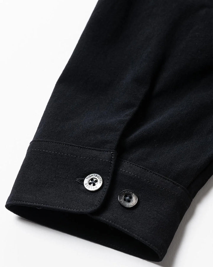 FLANNEL SKIPPER SHIRT - TIGHTBOOTH x DELUXE