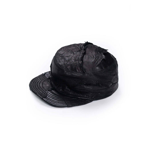 ANT ANTI - SCRAP MILITIA HAT IN LEATHER