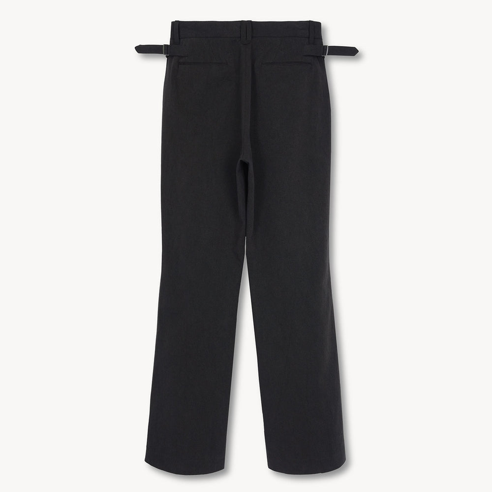 VUJADE - DYLAN FLARED TROUSERS IN COTTON NEP