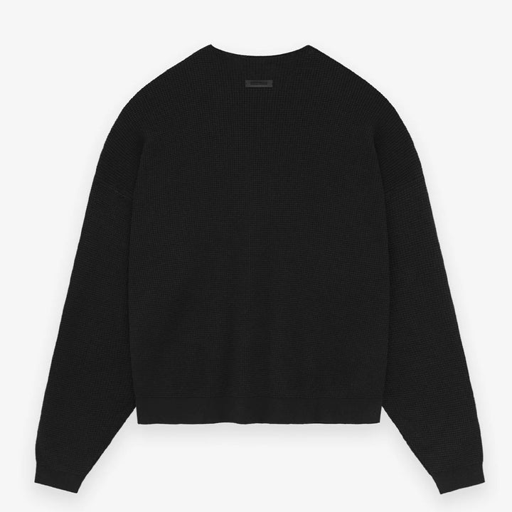 Waffle Crewneck Sweater