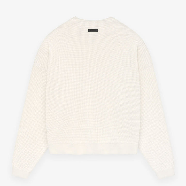 Waffle Crewneck Sweater