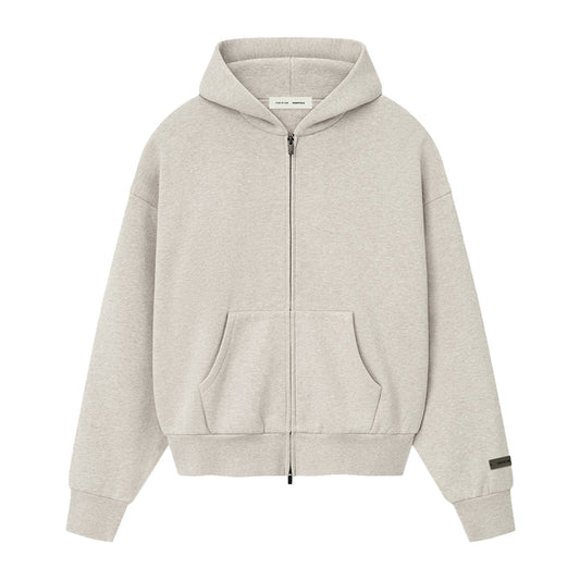 Fear of God ESSENTIALS - Classic Fleece Zip-Up Hoodie