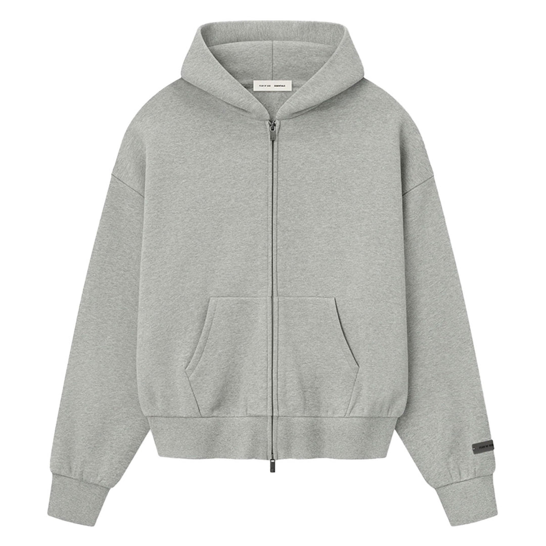Fear of God ESSENTIALS - Classic Fleece Zip-Up Hoodie