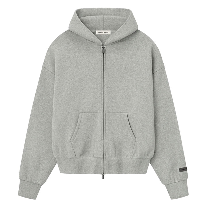 Fear of God ESSENTIALS - Classic Fleece Zip-Up Hoodie