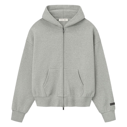 Fear of God ESSENTIALS - Classic Fleece Zip-Up Hoodie