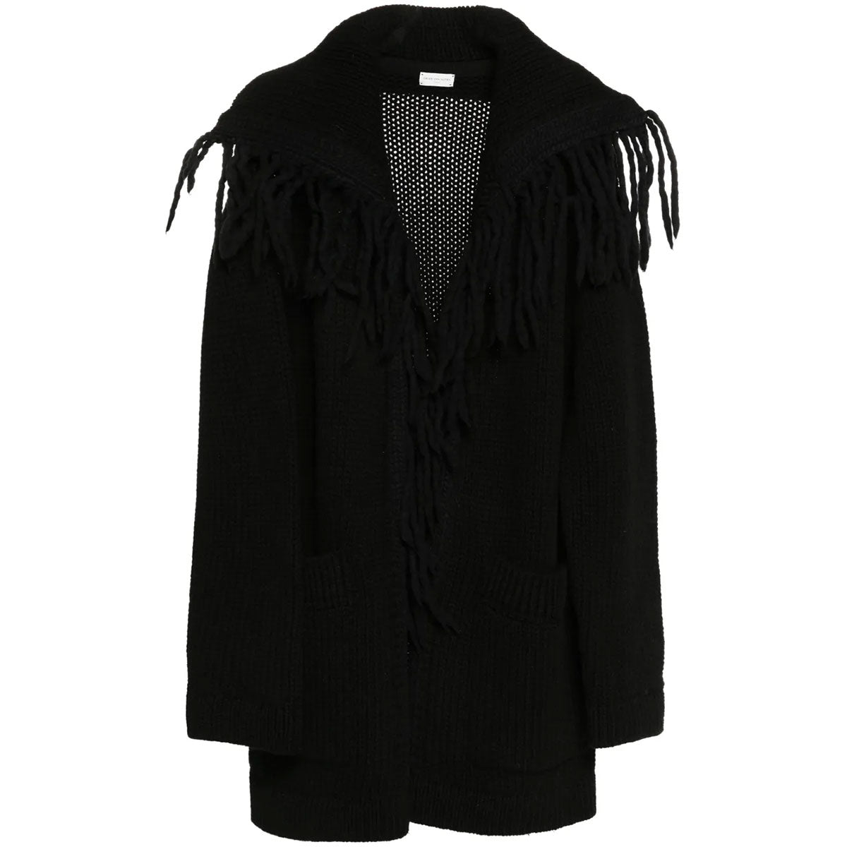 MORGAN FRINGED CARDIGAN | Why are you here?