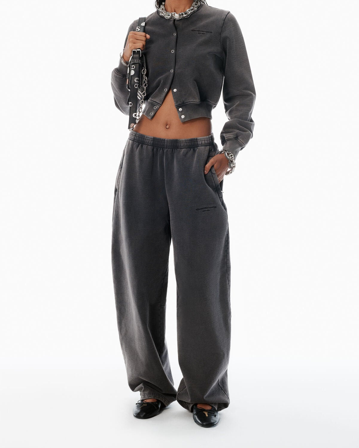 Alexander Wang スウェットパンツ T By Alexander Wang - パフ ロゴ