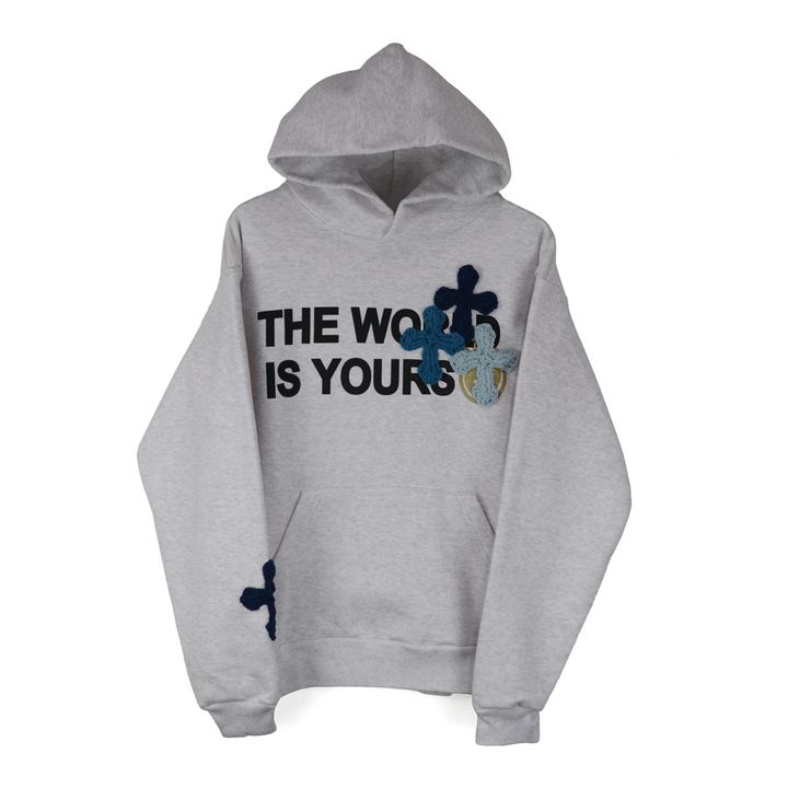 Y.A.R.N 3D Cross Logo sweat hoodie