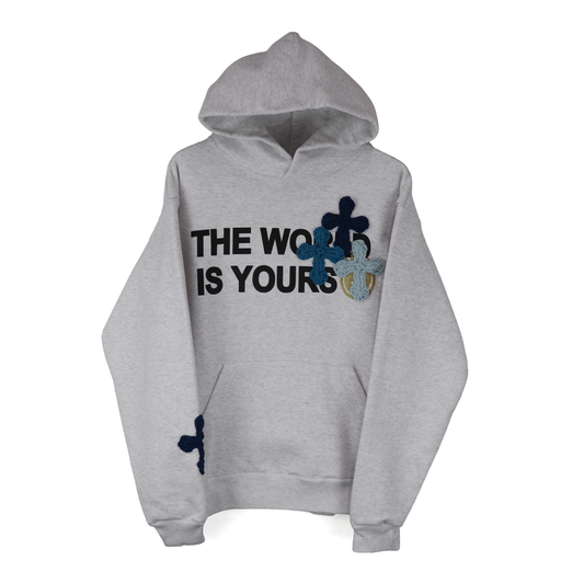 Y.A.R.N 3D Cross Logo sweat hoodie