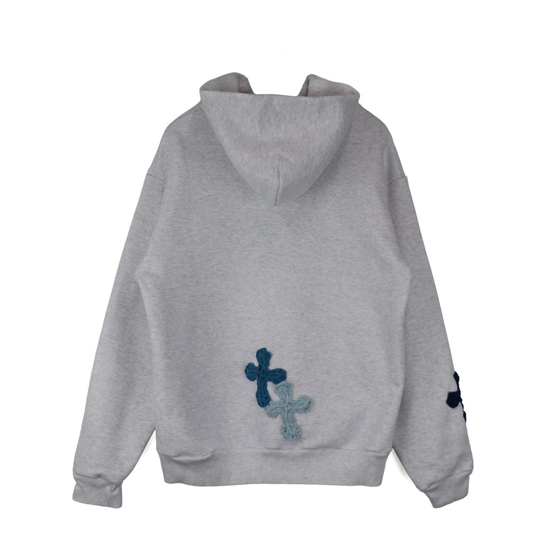 Y.A.R.N 3D Cross Logo sweat hoodie