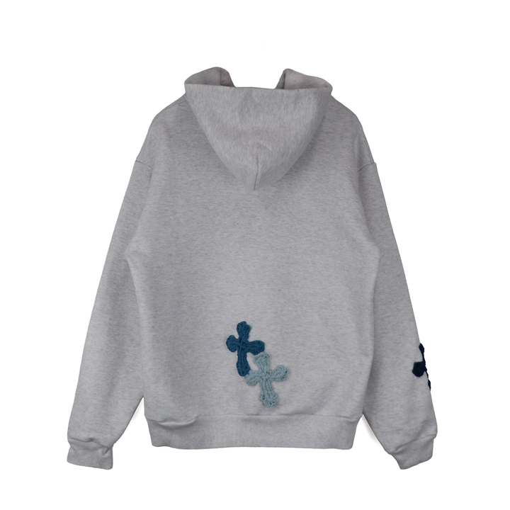 Y.A.R.N 3D Cross Logo sweat hoodie