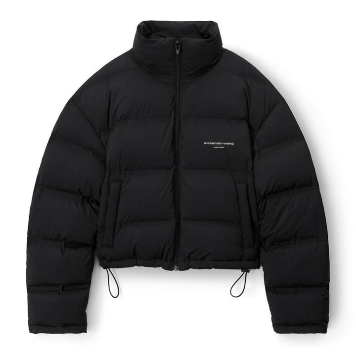 Feather & Down Cropped Channel Puffer Court