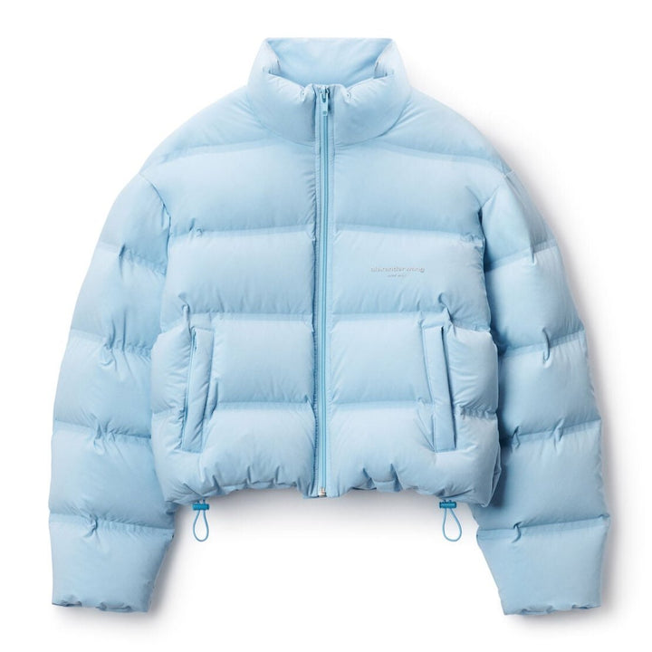 Feather & Down Cropped Channel Puffer Court