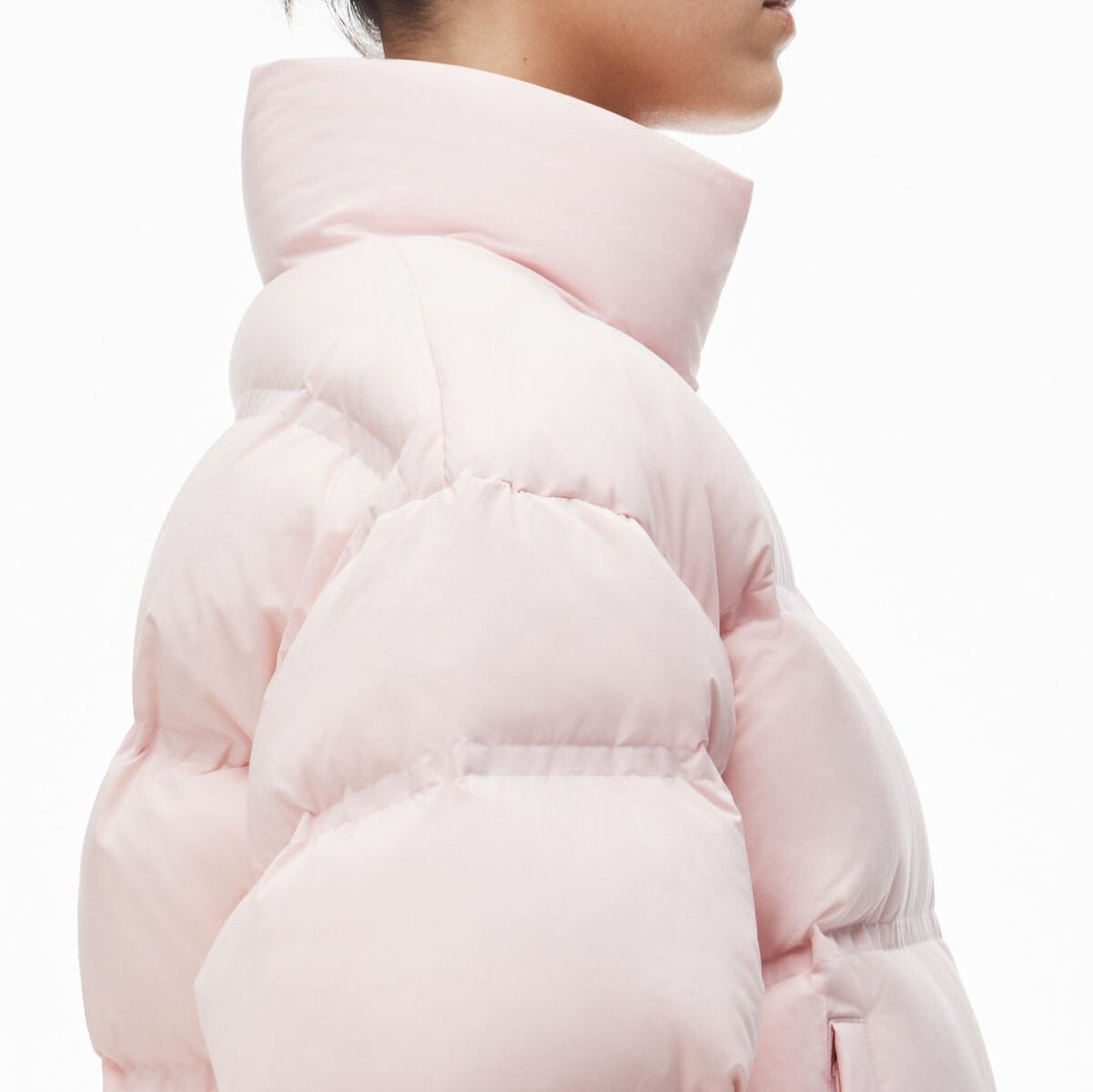 Feather & Down Cropped Channel Puffer Court