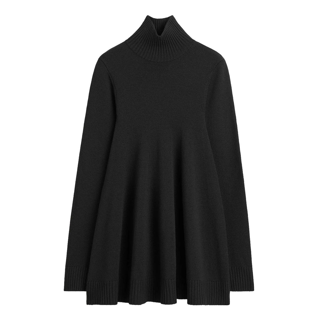 Wool turtleneck top