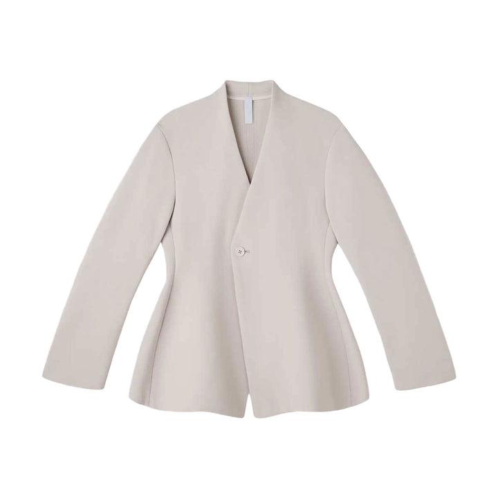 MILAN COLLARLESS FLARE JACKET