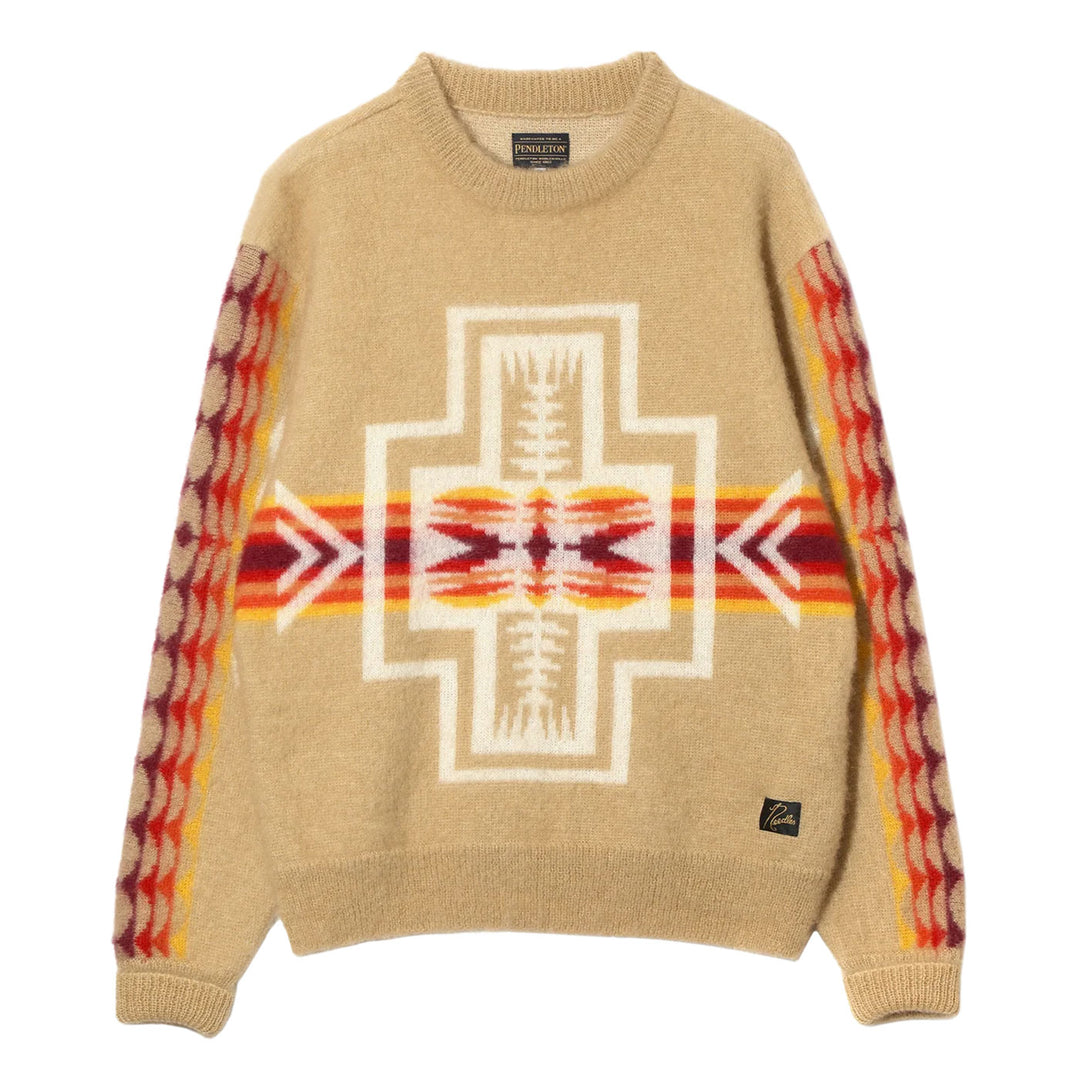 〈NEEDLES〉x〈PENDLETON〉Mohair Sweater - Harding