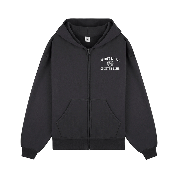 Varsity Crest Zip Hoodie