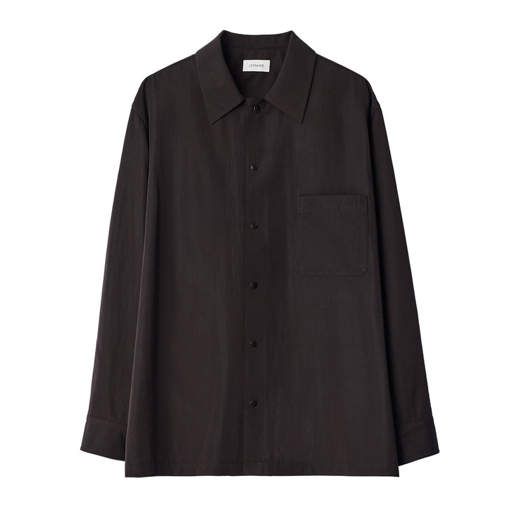 Wool gabardine light overshirt