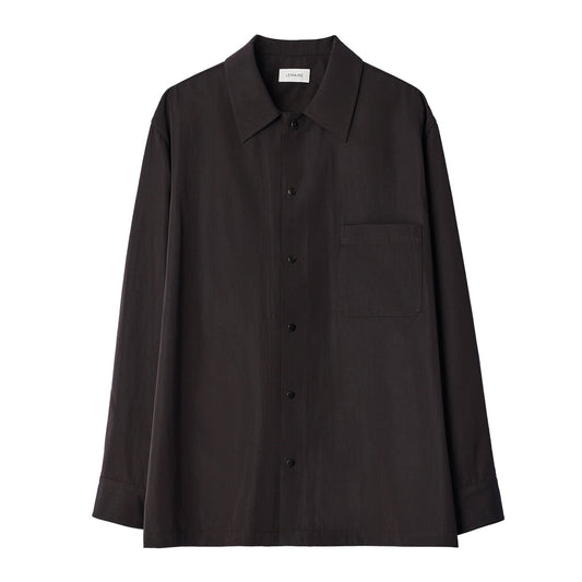 Wool gabardine light overshirt