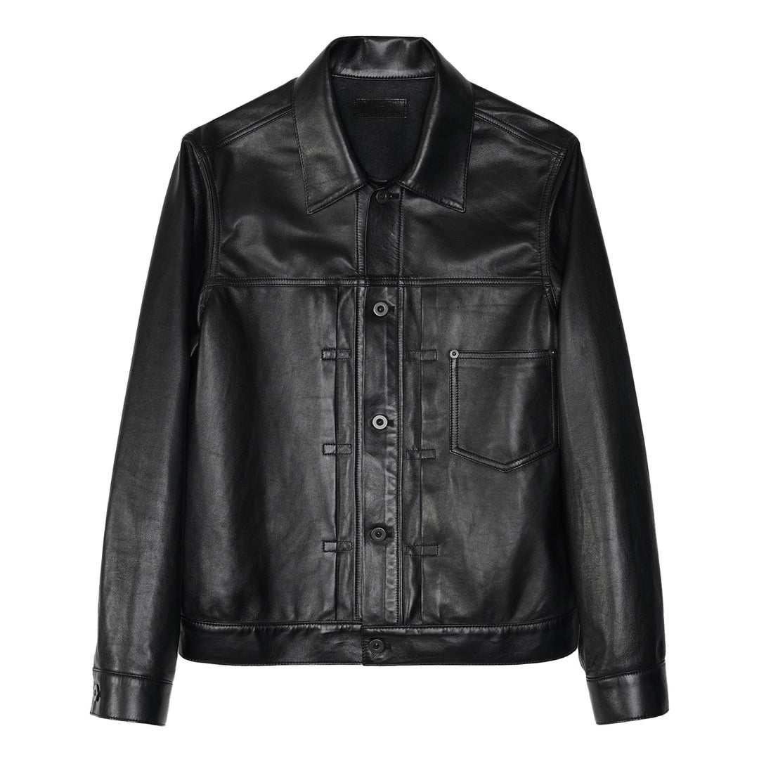 VUJADE - TATE DOUBLE-FACE LEATHER JACKET IN SHEEPSKIN