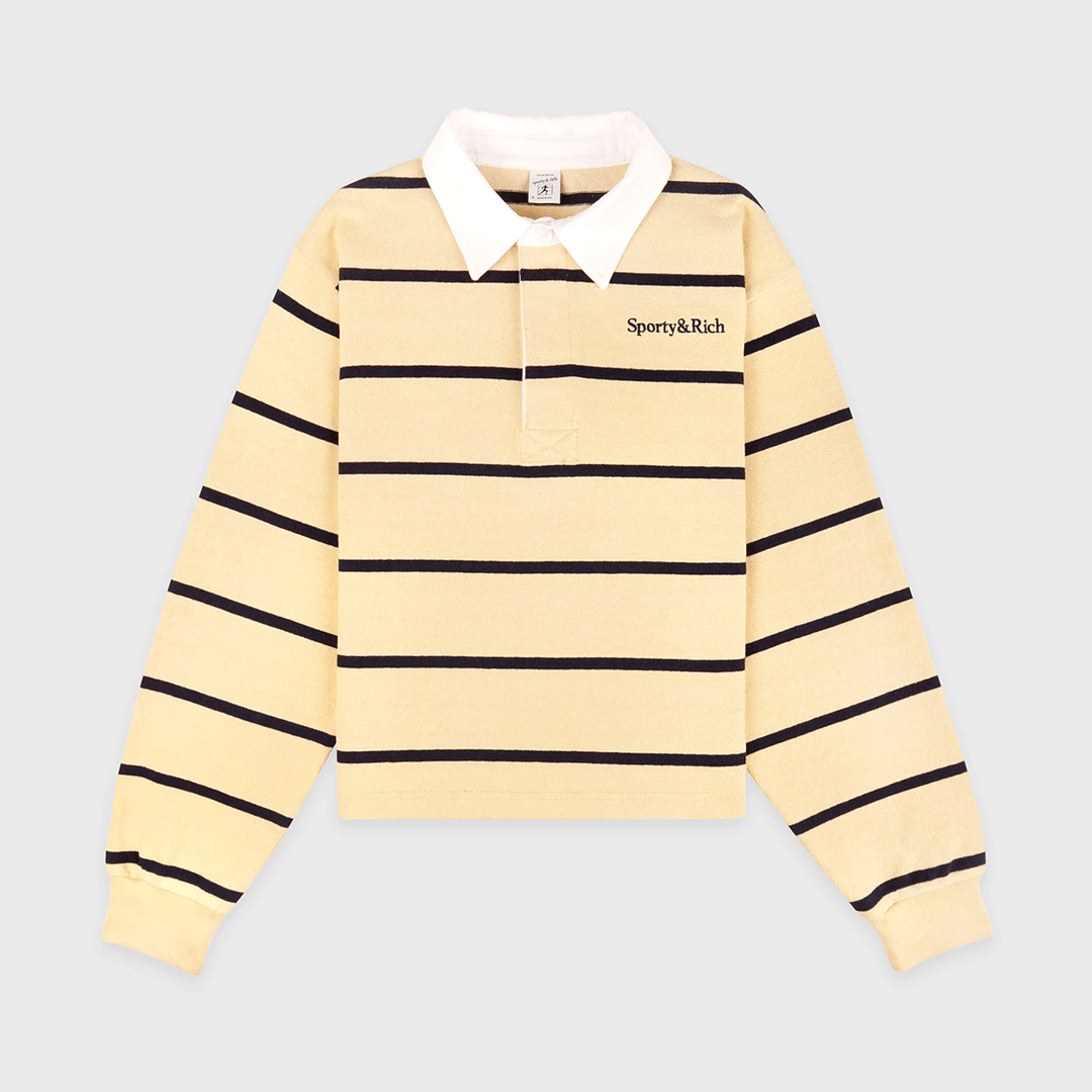 Serif Logo Rugby Polo